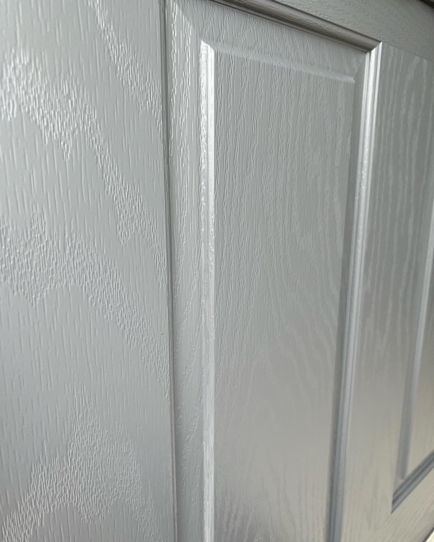 Composite door finish detail